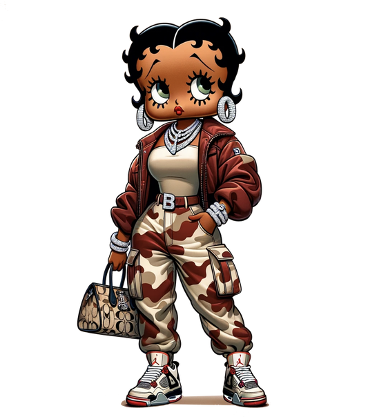 Betty Boop T's - Camo